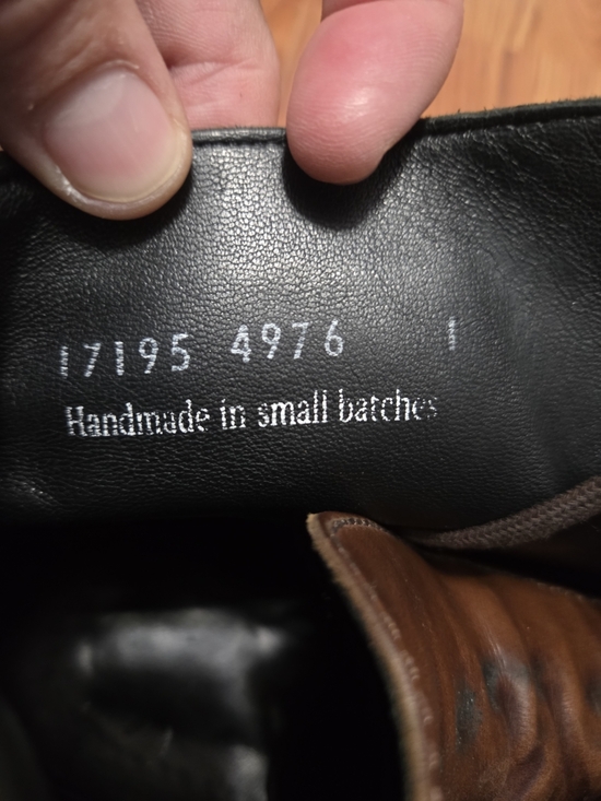 Thursday Boot Company Captain Boots Men\'s Size 12 Brown Leather Cap Toe Lace Up main image 2